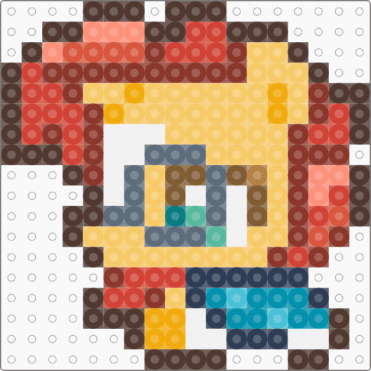sunburst - brown, red, sunburst, yellow