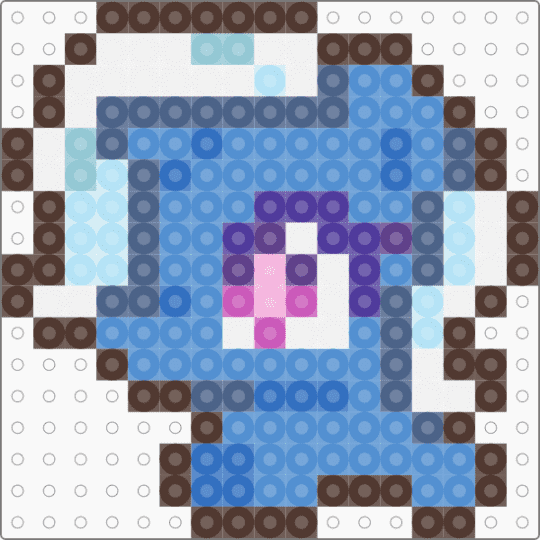 trixie - blue, brown, light blue, trixie