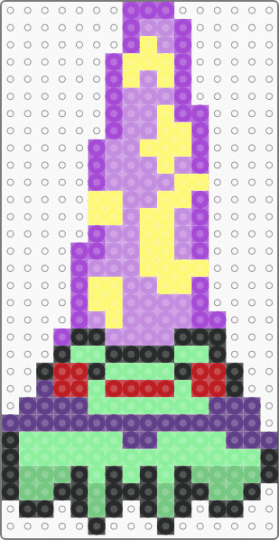Wizard Toad >:3 - fantasy, magic, magical, pink, purple, teal, toad, wizard