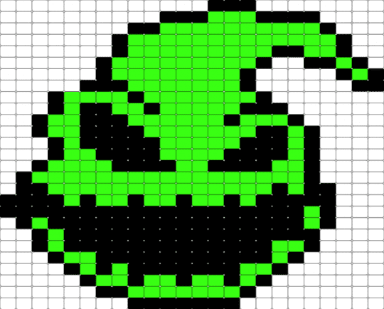 Oogie Boogie - green, white