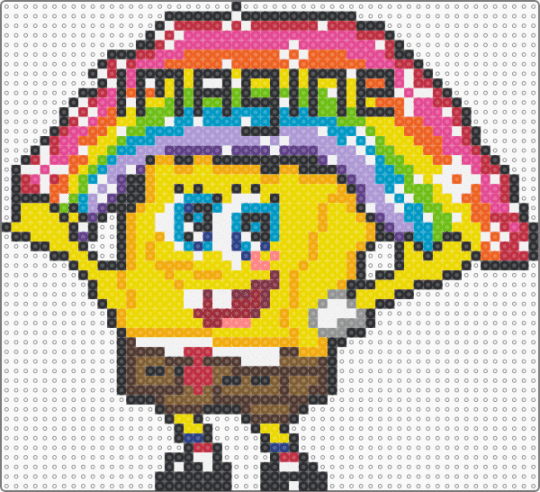 SpongeBob Imagine - orange, pink, red, yellow