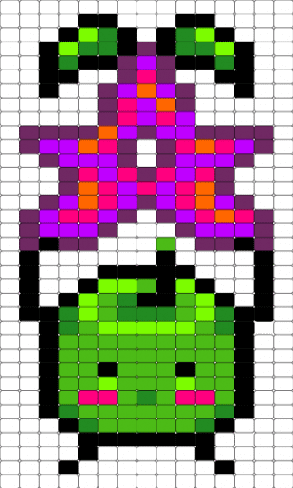 Junimo - green, junimo, pink, stardew valley, video game, white