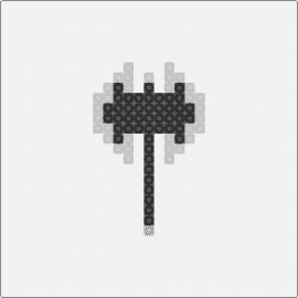 DND barbarian - axe,dnd,weapon,dungeons and dragons,simple,black,gray