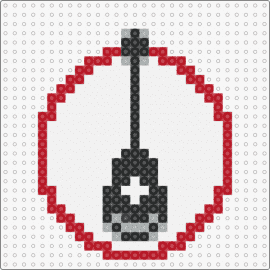 dnd bard icon - mandolin,guitar,dnd,bard,weapon,dungeons and dragons,simple,black,white,red