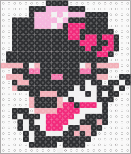 Nurse Hello Kitty - beige, black, hello kitty, nurse, pink, sanrio