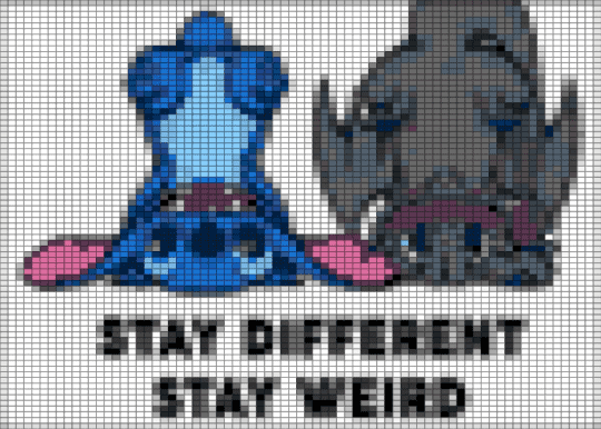 Stitch and Toothless (stay different stay weird) - 