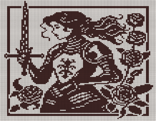Knight Maiden - brown, white