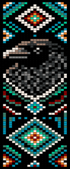 CROW 2 - black, light blue, teal