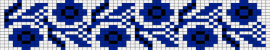 Clear Delica Matte blue and black - purple, white
