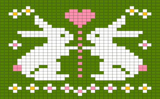 bunnies - green