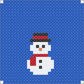 snow 2 - snowman,winter,christmas,simple,blue,white