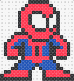 Spiderman - spiderman,marvel,superhero,comic,chibi,costume,red,blue