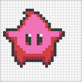 Lumalee colourfriendly - lumalee,nintendo,mario,character,whimsical,playful,gaming,fan art,cheerful,pink,red