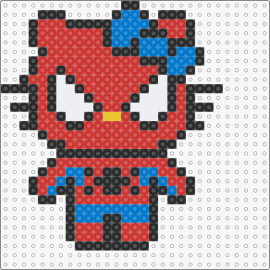 Hello Kitty Spiderman - spiderman,hello kitty,superhero,marvel,sanrio