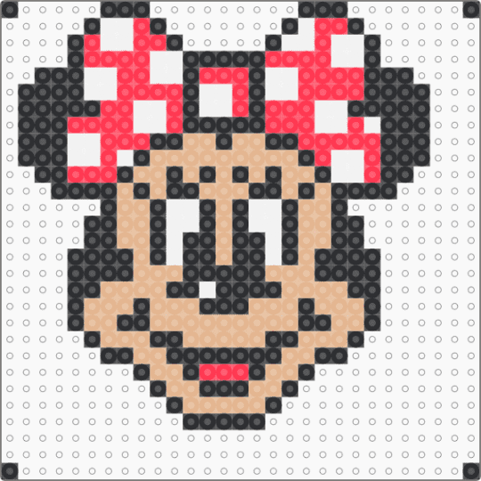 Minnie Mouse - minnie,disney,red,beige