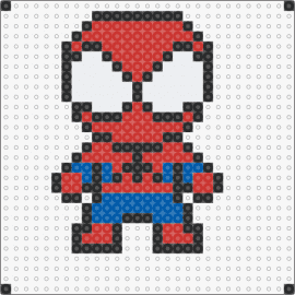 Chibi Spiderman - spiderman,superhero,marvel,chibi,comic,character,costume,red