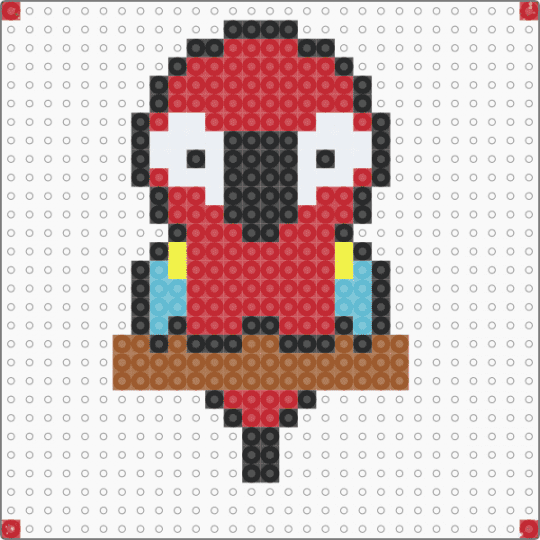 Pariot - parrot,bird,red,tan