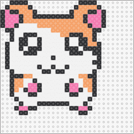 Hamtaro - hamtaro,hamster,animal,cute,character,rodent,white,orange,pink