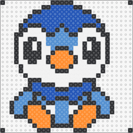 Penguin - penguin,bird,animal,bird,cute,character,blue,white,orange