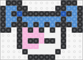 sally face - sally face,video game,character,spooky,horror,mask,blue,white,pink