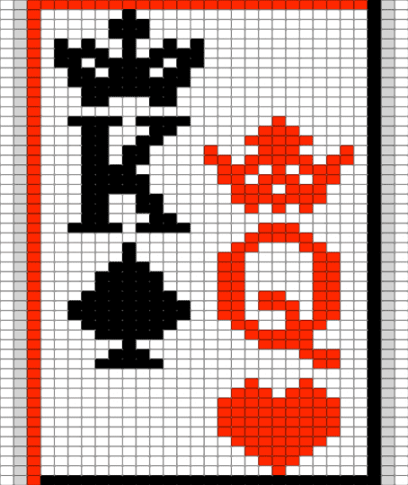 King and Queen - white