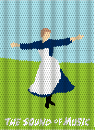 The Sound of Music - catholic, cotdharmonymusical, green, light blue, maria, music, musical, nun, the sound of music