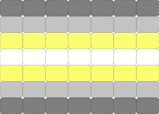 Demigender flag! - beige, demi, demigender, gray, lgbtq, lgbtqia, pride, pride flag, pride flags, prideflag, yellow
