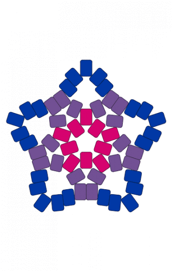 Bisexual star :3 - bisexual, bisexual flag, bisexual kandi, bisexual pride, lgbtq, lgbtqia, pride, pride flag