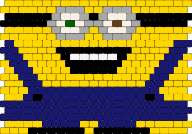 Bob - bob,minion,despicable me,character,glasses,panel,movie,yellow,blue