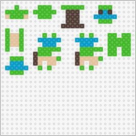 3d ninja turtle - leonardo,tmnt,teenage mutant ninja turtles,3d,character,puzzle,cartoon,green