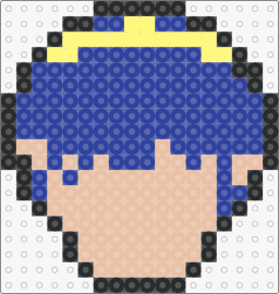 Marth stock - marth,fire emblem,nintendo,character,head,simple,video game,beige,blue