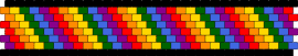Pride Cuff 1 - pride,diagonal,stripes,rainbow,colorful,cuff