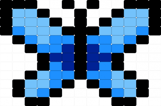 Butterfly - light blue