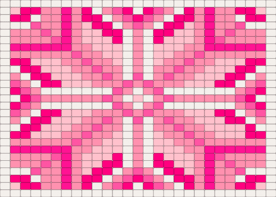 pink - pink, white