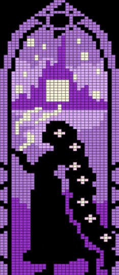 Rapunzel - pink, purple