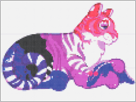 Pride cats 3 - genderfluid,pride,cat,community,animal,purple,pink