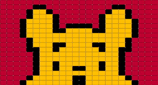 Pooh - red, yellow
