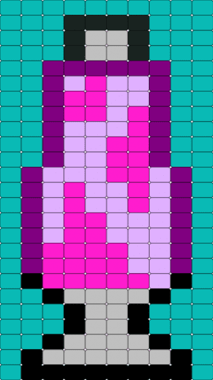 Lava lamp - pink, teal