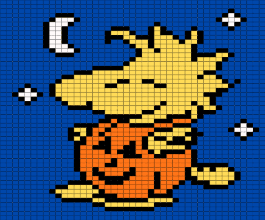 Halloween Woodstock - blue