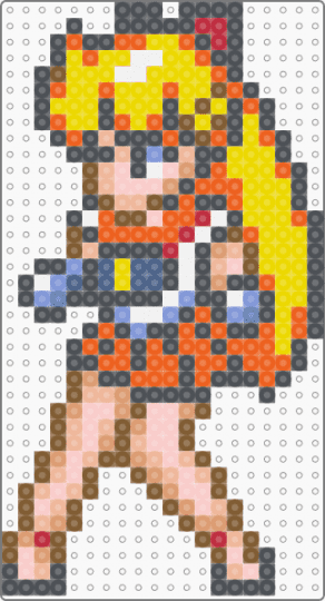 [G] Sailor Venus (Attacking) - anime, character, minako aino, sailor moon, sailor moon another story, sailor venus, super famicom, superhero