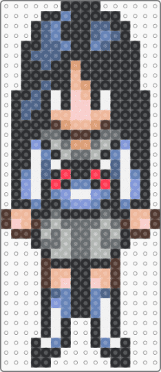[G] Rei Hino - anime, beige, black, blue, character, gray, rei hino, sailor mars, sailor moon, sailor moon another story, super famicom, superhero
