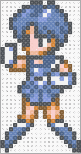 [G] Sailor Mercury (Attacking) - ami mizuno, anime, girl, sailor mercury, sailor moon, sailor moon another story, super famicom, superhero
