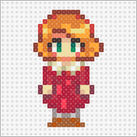 Stardew Valley Penny (Seasonal Outfit Version) - penny,stardew valley,character,video game,red,orange