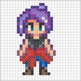 Stardew Valley Abigail (Seasonal Outfit, Summer) - abigail,stardew valley,character,video game,purple,red