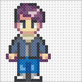 Stardew Valley Shane (Seasonal Outfit, Winter) - shane,stardew valley,character,video game,tan,blue,purple