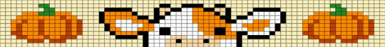 pumpkin cow - orange, yellow