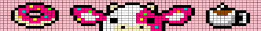 donut cow - pink