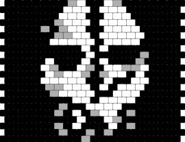 COD Ghosts Bag Panel 20x22 - call of duty,ghost,video games,bag,panel