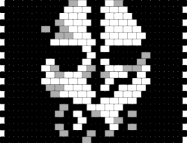 COD Ghosts Bag Panel 20x22 - call of duty,ghost,video games,bag,panel