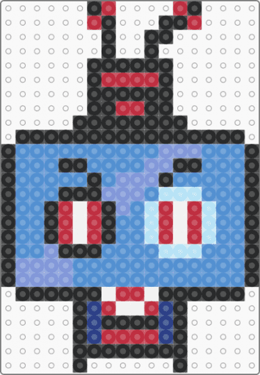 Chibi Vox v2 - cartoon, character, chibi, hazbin hotel, light blue, tv show, vox